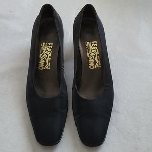 Salvatore Ferragamo block heels